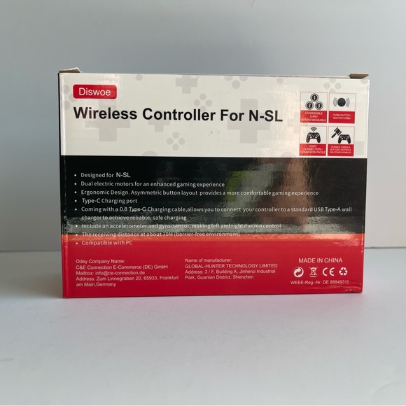 New Diswoe Switch Controller Wireless Pro Controller Switch/Switch Lite/Switch - Picture 10 of 11